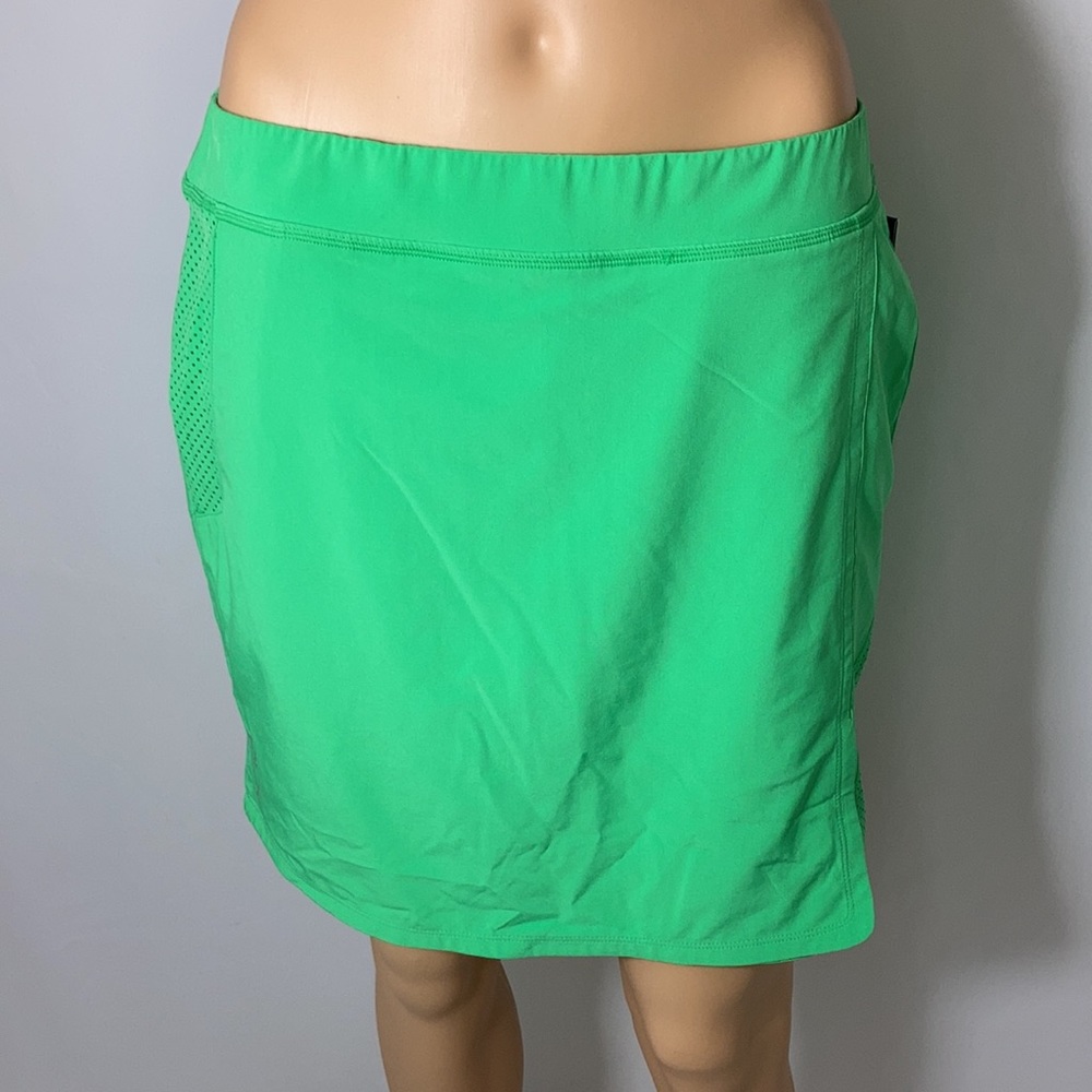 NWT Ralph Lauren RLX Neon Green Golf Skort with Stretch & Recover SZ M